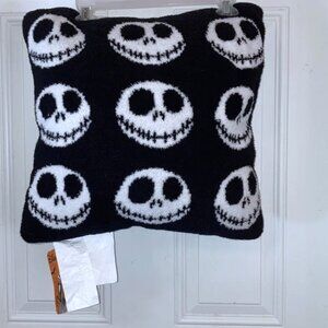 JACK SKELLINGTON The Nightmare Before Christmas DISNEY Square Plush Pillow 18 in